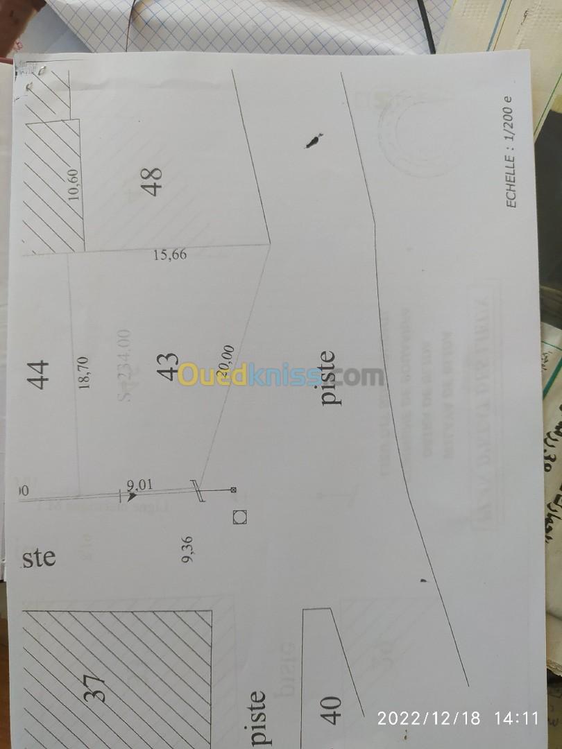 Vente Terrain Blida Bouarfa