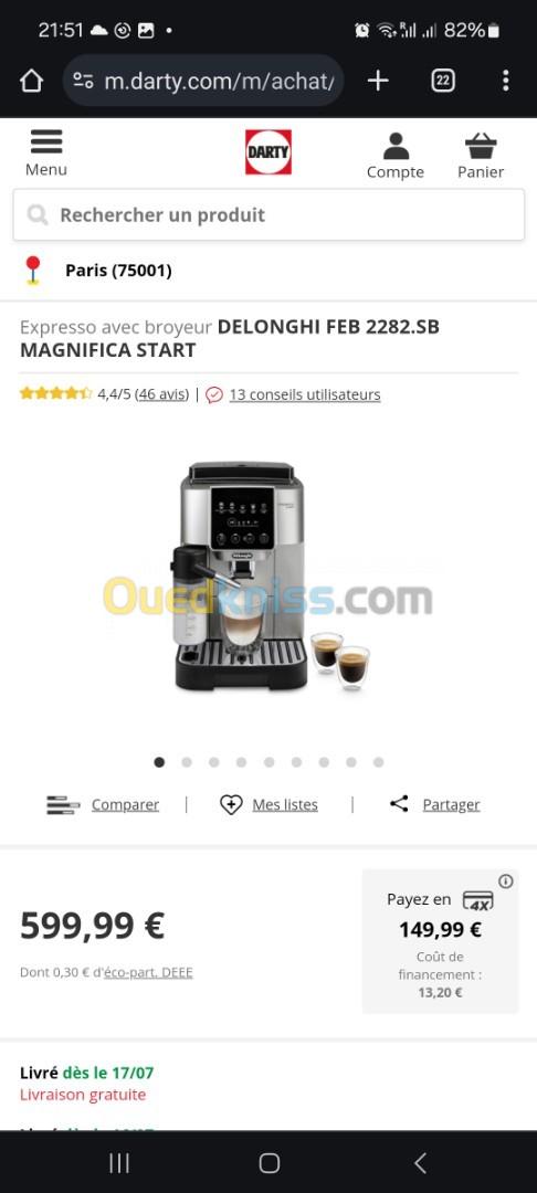 DELONGHI FEB 2282. SB MAGNIFICA START