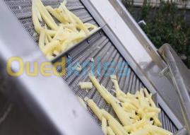 LIGNE DE TRAITEMENT DE FRITES FRAÎCHES  AUTOMATIQUE  خط معالجة البطاطس المقلية الطازجة الأوتوماتيكي