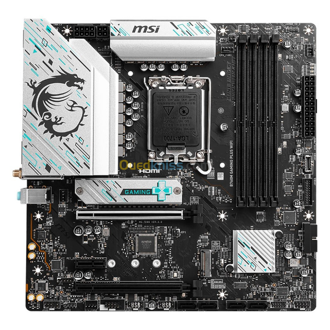 CARTE MERE MSI B760M GAMING PLUS WIF 