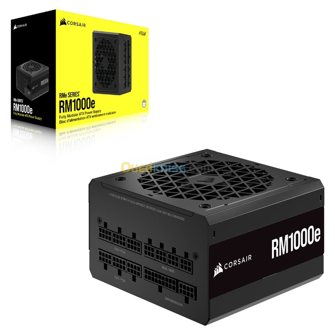 ALIMENTATION Corsair RM1000e 80PLUS Gold (ATX 3.0)