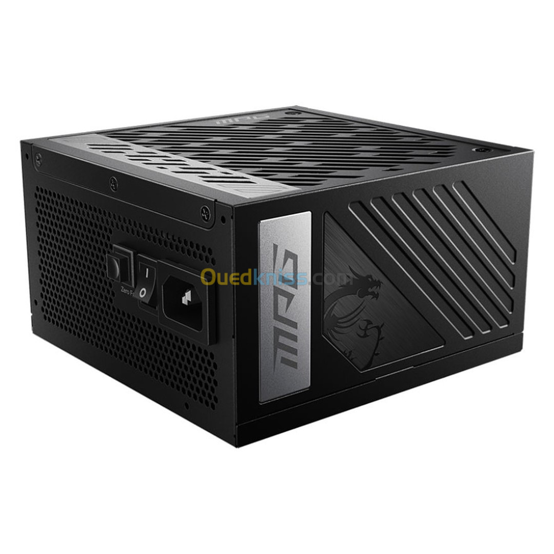 ALIMENTATION MSI MPG A850G PCIE5  modulaire 850W ATX12V 3.0 - 80PLUS Gold