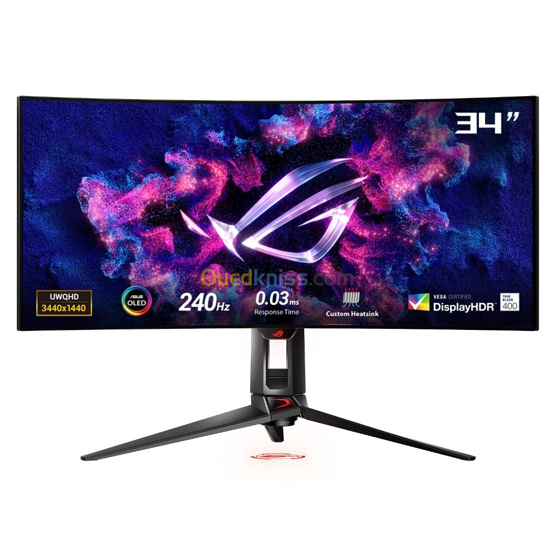 ECRAN ASUS ROG Swift PG34WCDM 34'' 0.03MS 240HZ CURVED