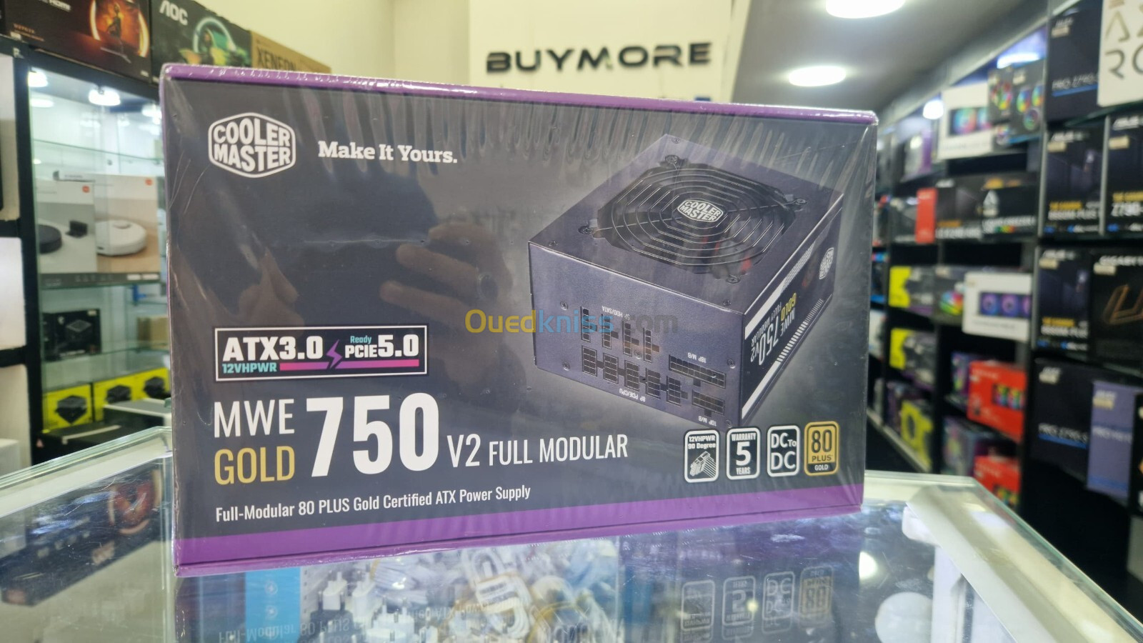 ALIMENTATION COOLER MASTER MWE 750W GOLD V2 FULL MODULAIRE ATX3.0/PCIE 5.0