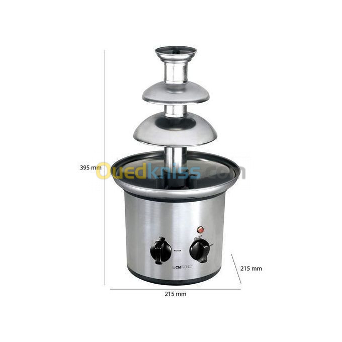 Fontaine à chocolat Inox Clatronic نافورة الشوكولاتة