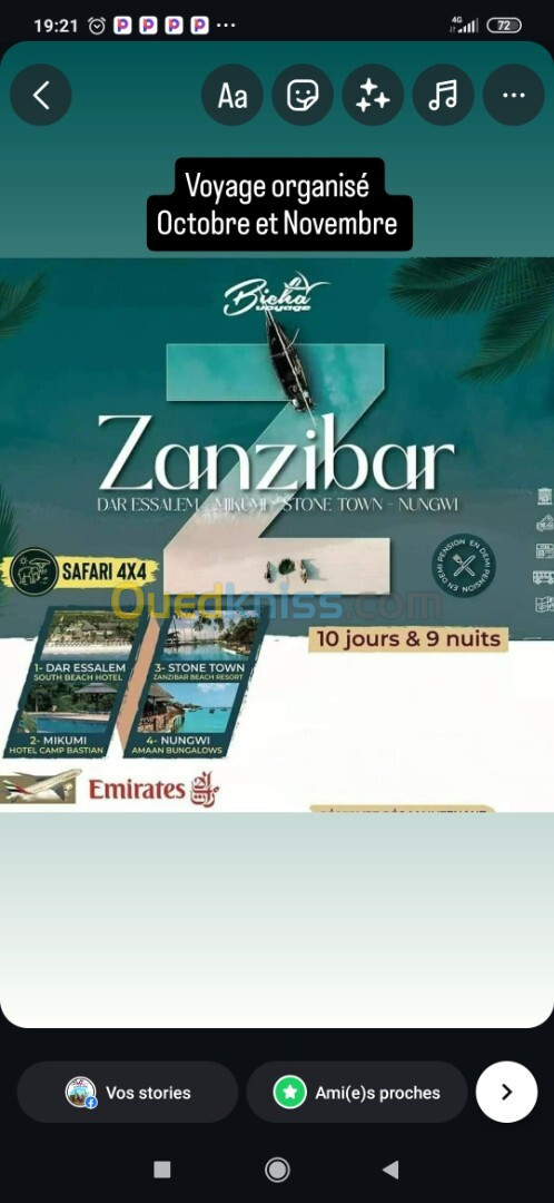 Voyage organisé Zanzibar