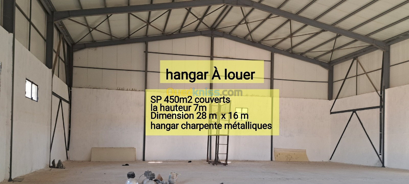 Location Hangar Boumerdès Ouled moussa