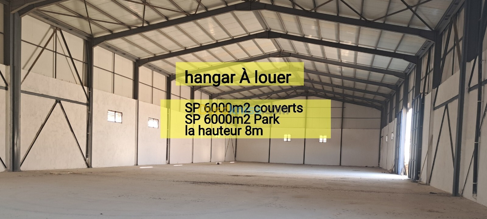 Location Hangar Boumerdès Ouled moussa