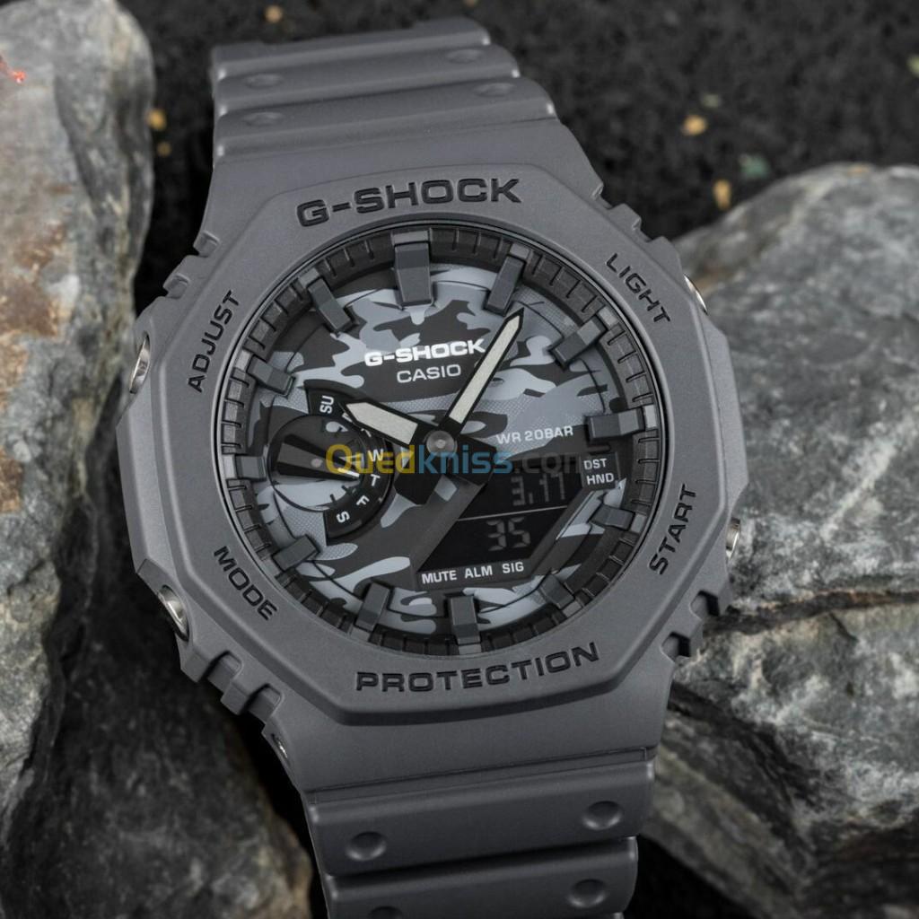 Montre Casio G-Shock Noir Fond Camo  (التوصيل متوفر 58 ولاية )