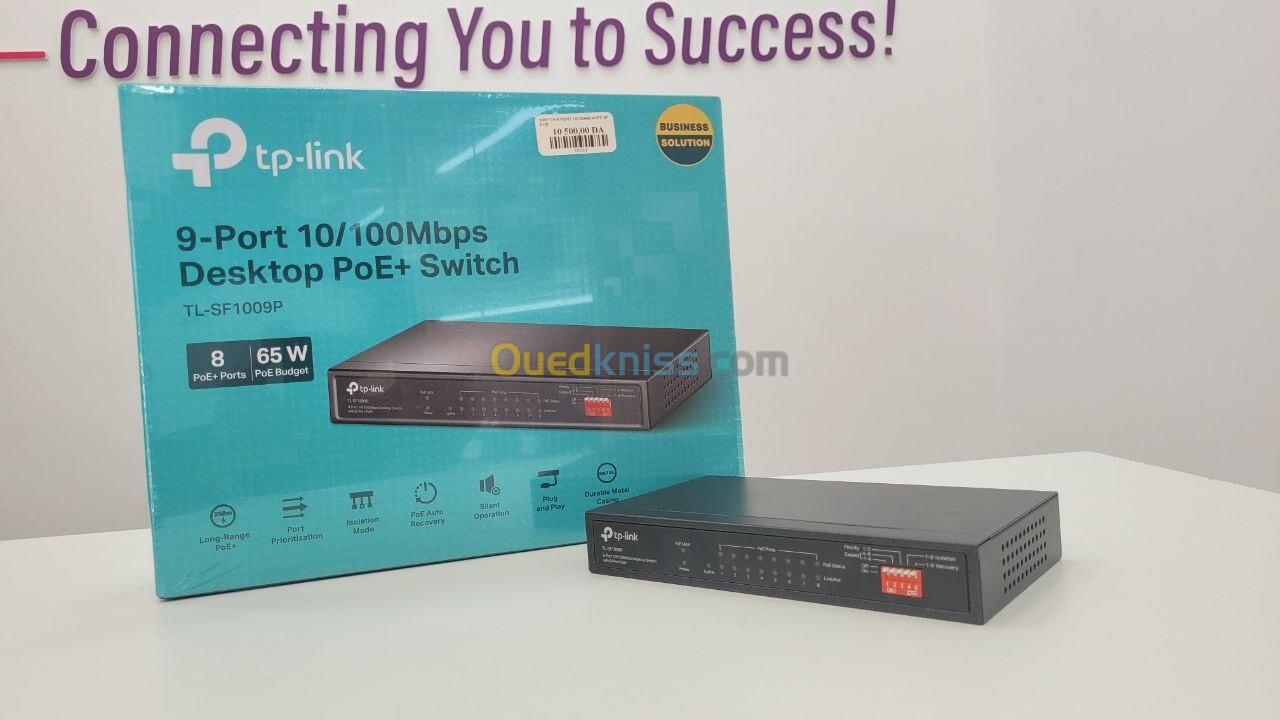 SWITCH TP-LINK 9PORT GIGABIT+POE