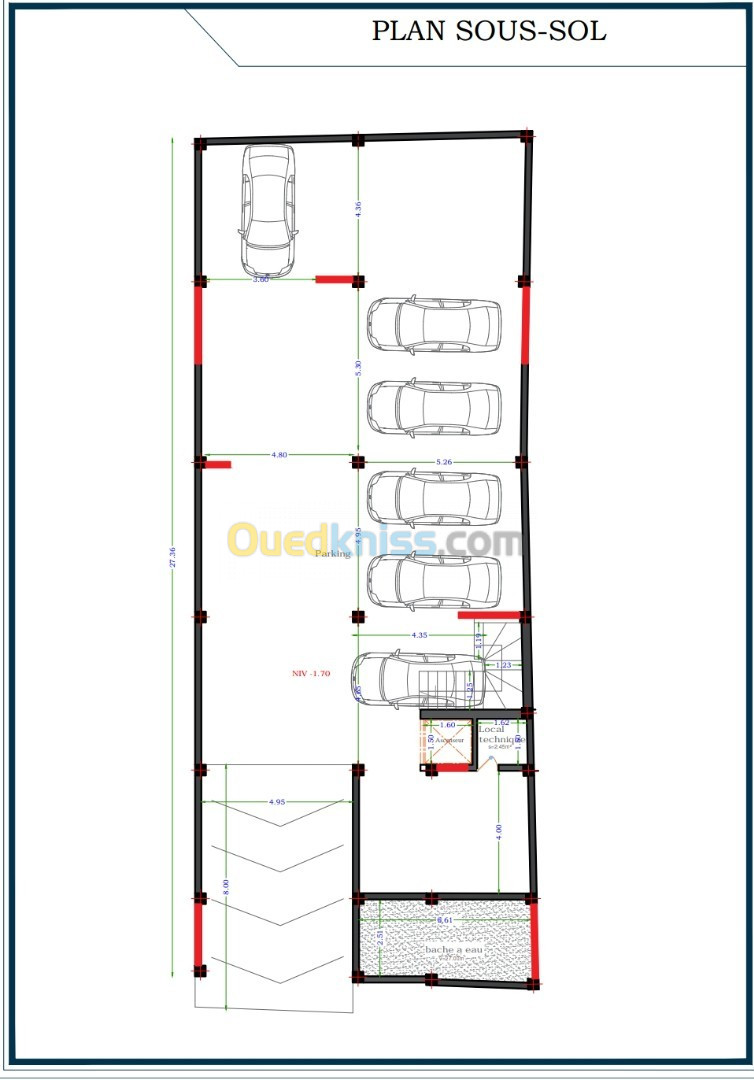 Vente Appartement F4 Alger Bordj el kiffan