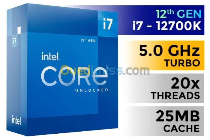 Processeur Intel Core i7-12700K