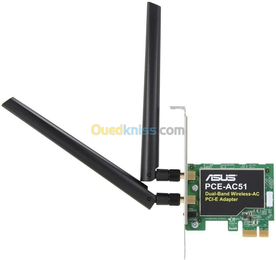 ASUS PCE-AC51 Adaptateur PCIe double bande Wi-Fi-AC750