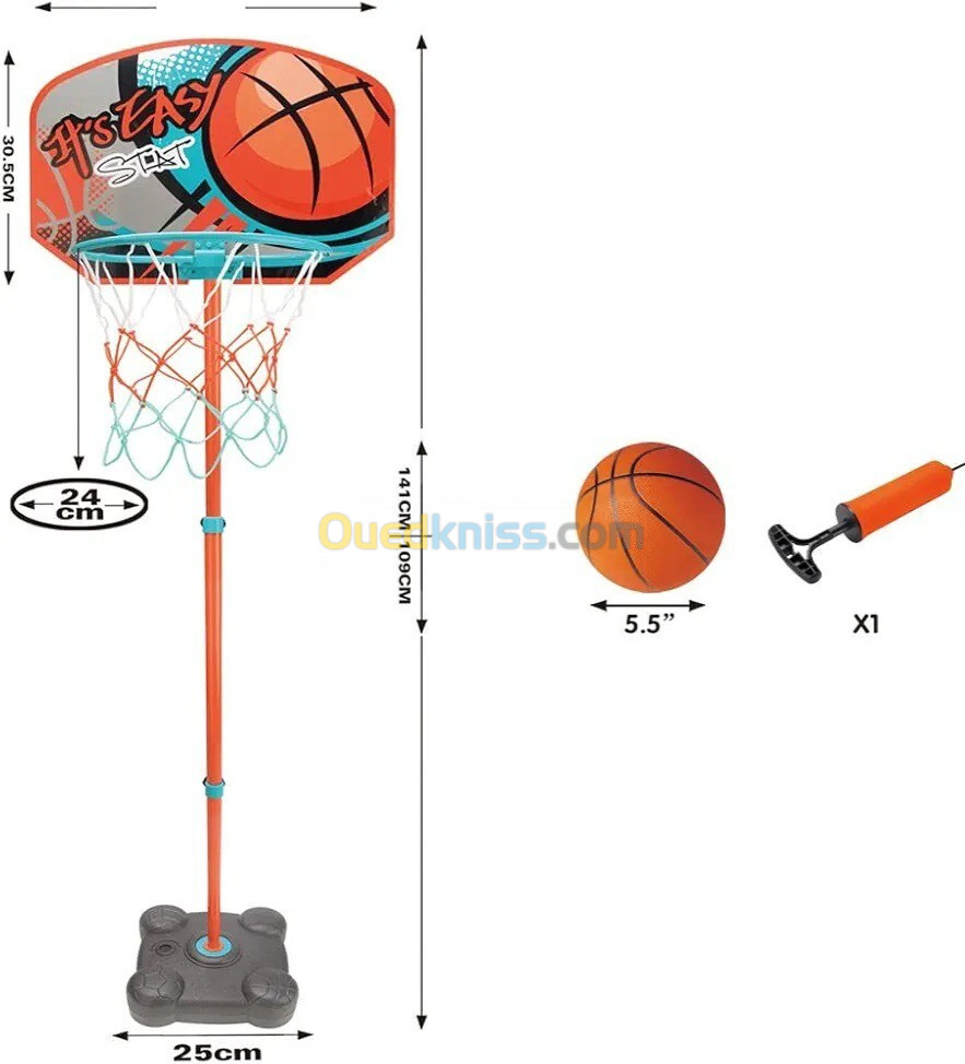 Ensemble de basket portable LQ1903