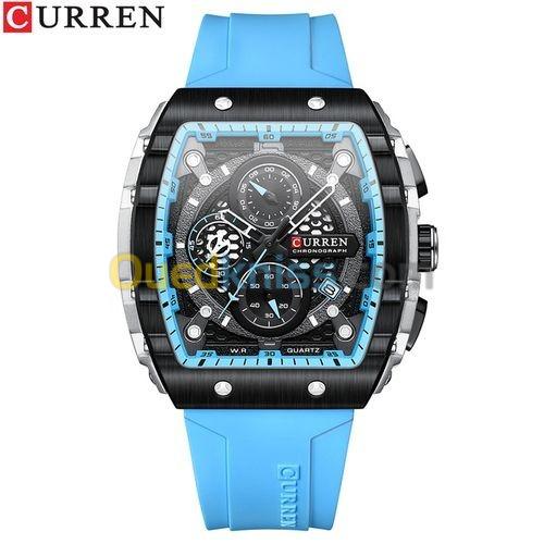 Curren montre (original) bracelet en Silicone pour hommes CURREN 8442 