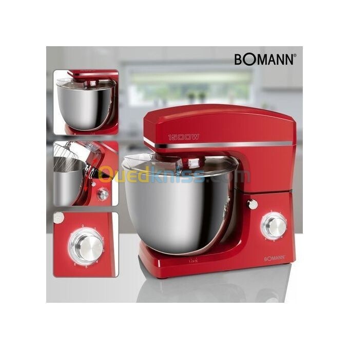 Bomann Robot Pétrin Multifonction 10L 1500W - Km 6036 Cb 