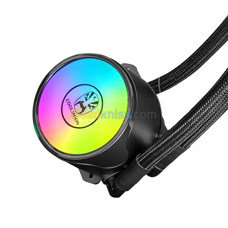 Refroidisseur COOLMOON AR240 2 ventilos RGB