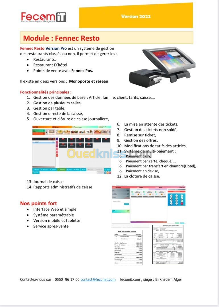 Système de gestion hotel