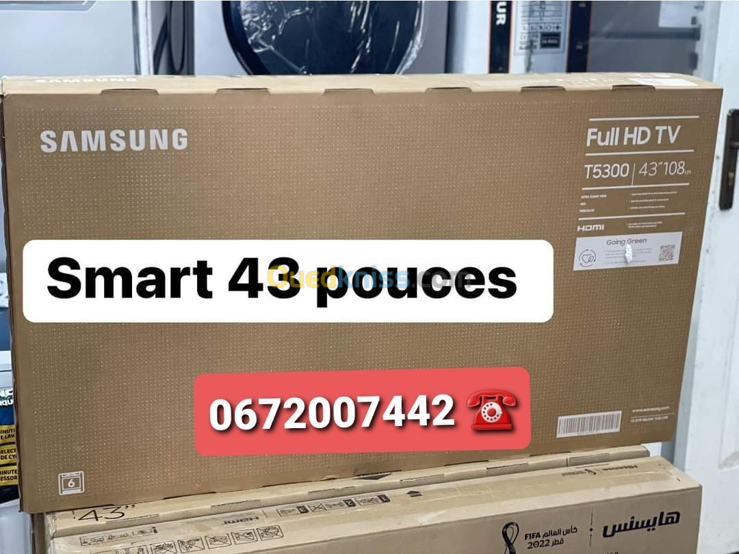 Tv SAMSUNG 43Pouce Smart avec démo intégré 