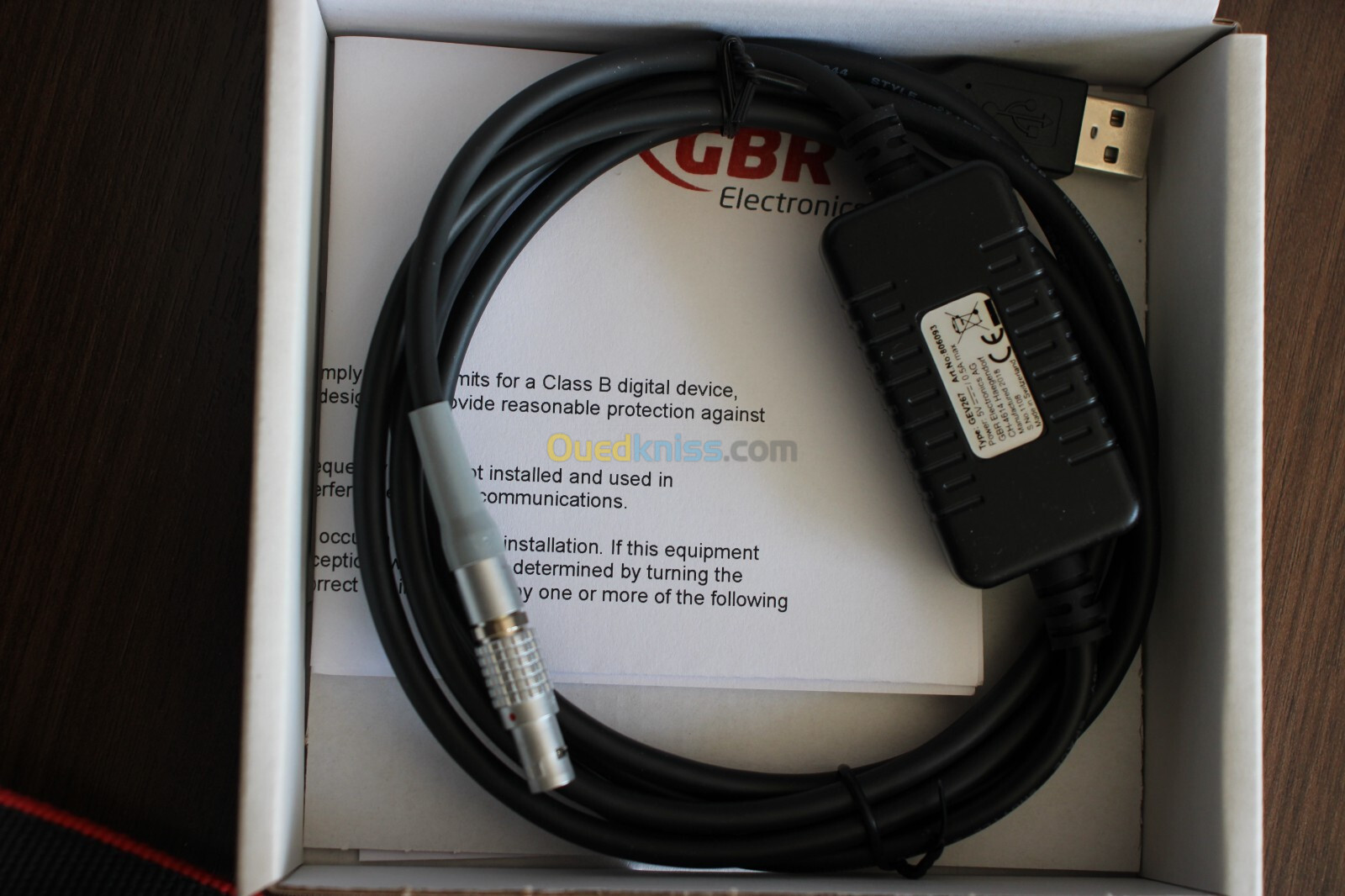 GEV267 Cable de transfert USB TPS/DNA