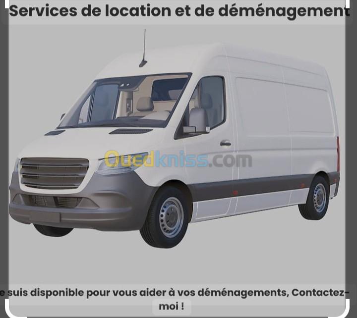 Service de transport et de déménagement et location 