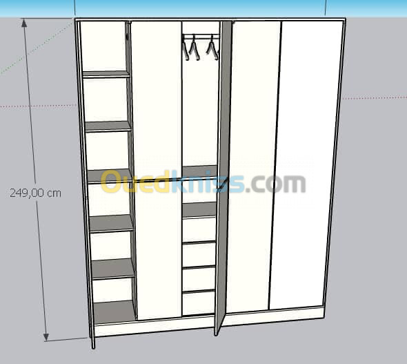 Conception 3D pour chambre adulte et paternelle تجهيز غرف النوم للكبار ذات جودة عالية