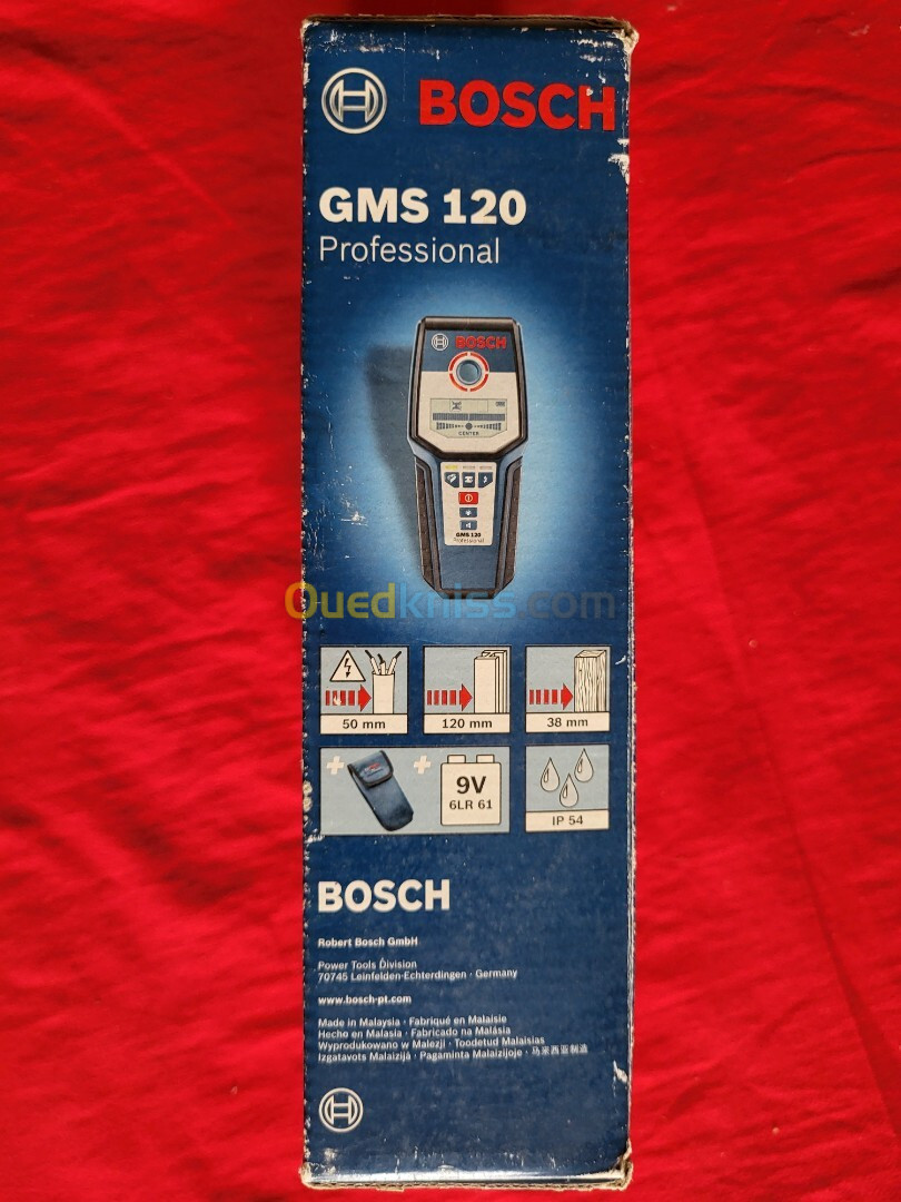 Detecteur de cables et metaux professionel BOSCH GMS 120