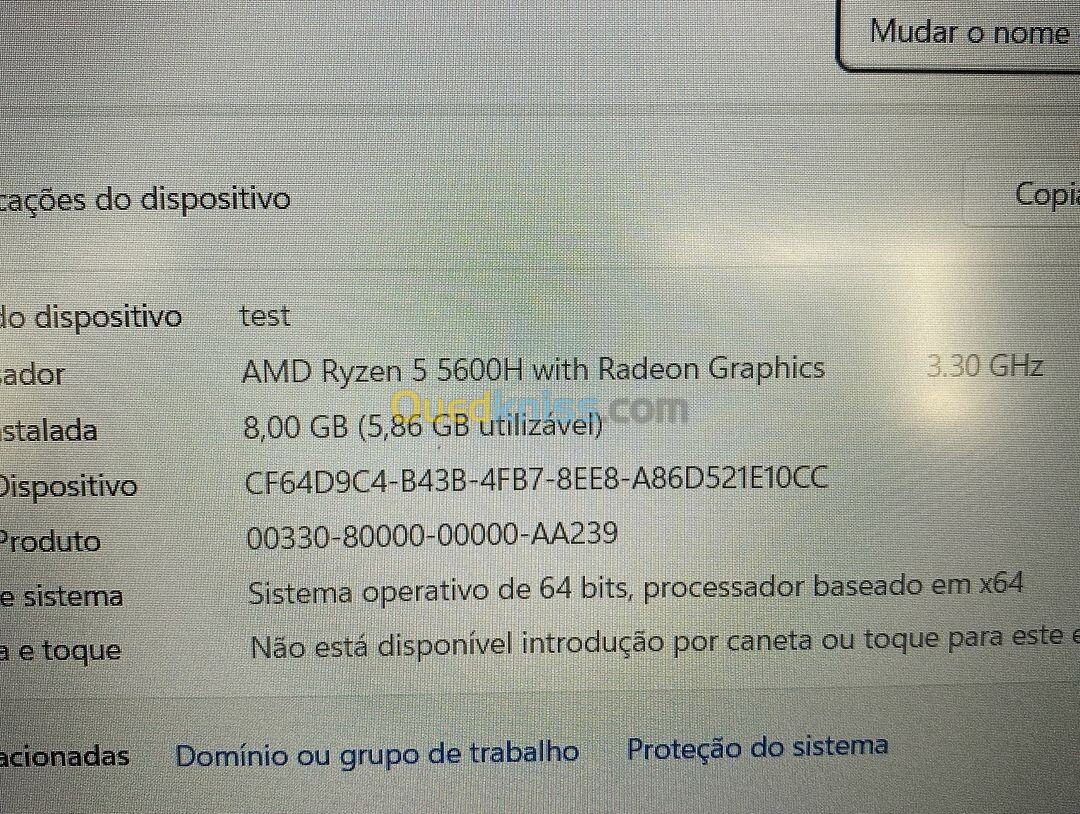 LENOVO IDEAPAD 3 RYZEN 5 5600H 16GB 512GB SSD RTX 3050 4GB VRAM