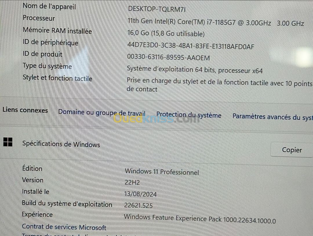 MICROSFT SURFACE LAPTOP 4 i7-1185G7 16GB 256GB SSD