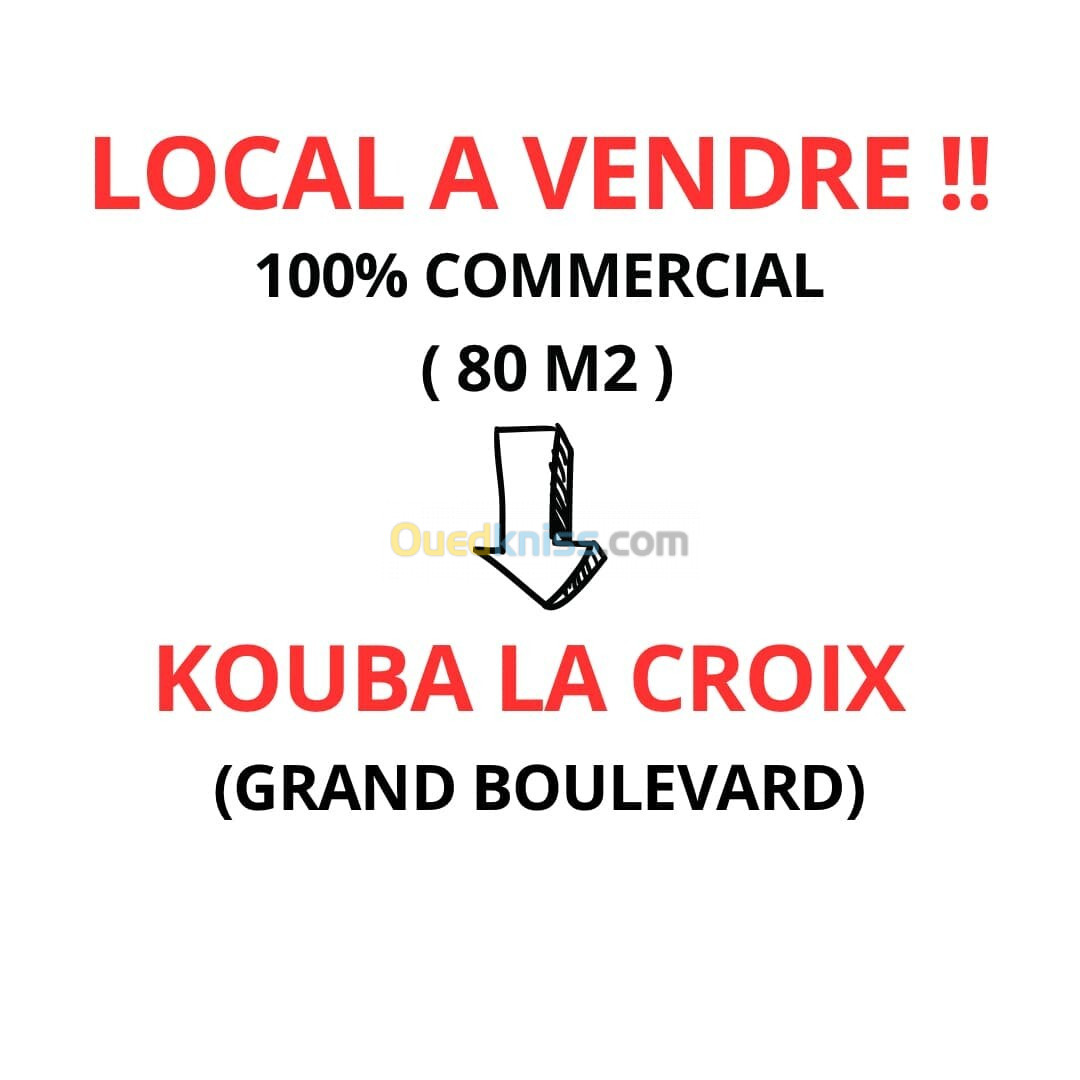 Vente Local Alger Kouba