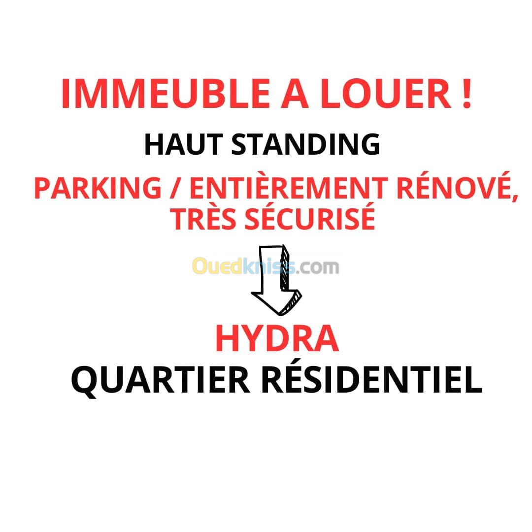 Location Immeuble Alger Hydra