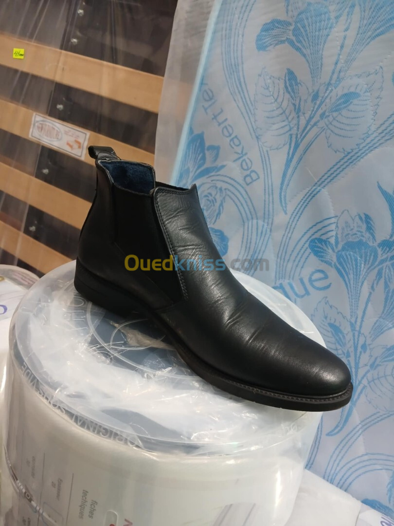 bottes noire italiennes 