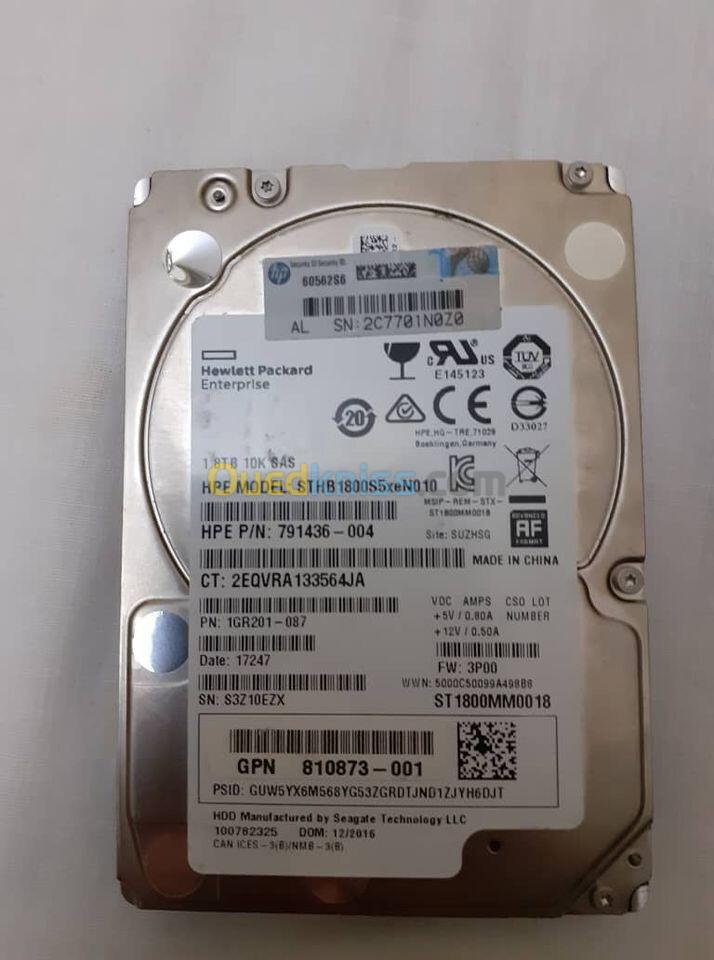 disques dure pour les serveurs SAS 1.2Tb 3Tb 4TB