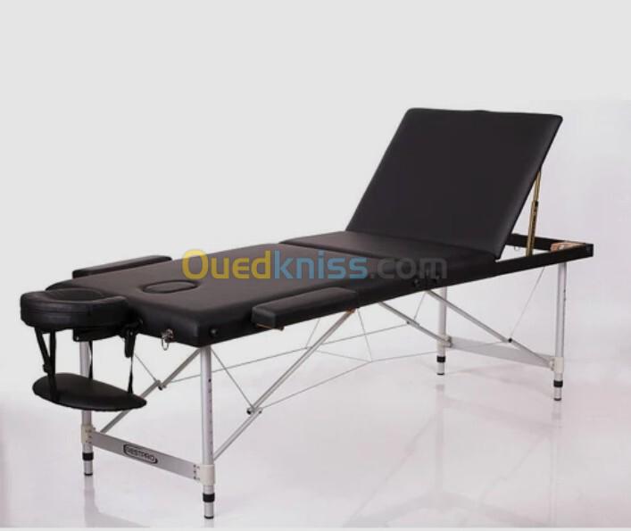 Table de massage trois zones aluminium 