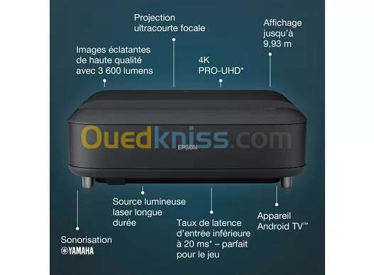 Epson EH-LS650 Projecteur 4K PRO-UHD Data Show