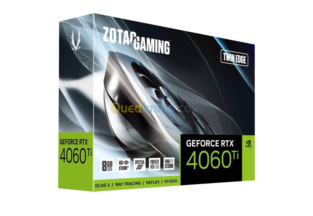 CARTE GRAPHIQUE ZOTAC GAMING GeForce RTX 4060 8GB TWIN EDGE 128BIT GDDR6