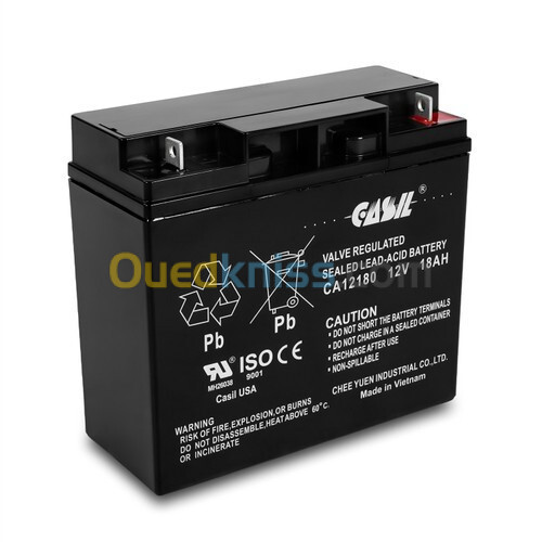 Batteries 12V: 1.3Ah / 2.2Ah / 7Ah / 18Ah 