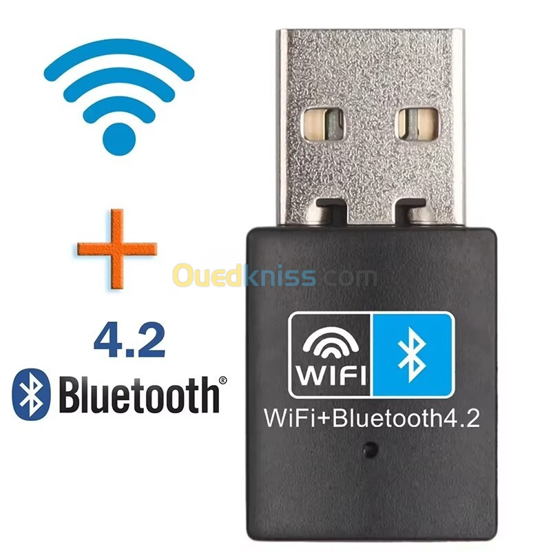 Clé Wifi et Bluetooth 2 en 1 