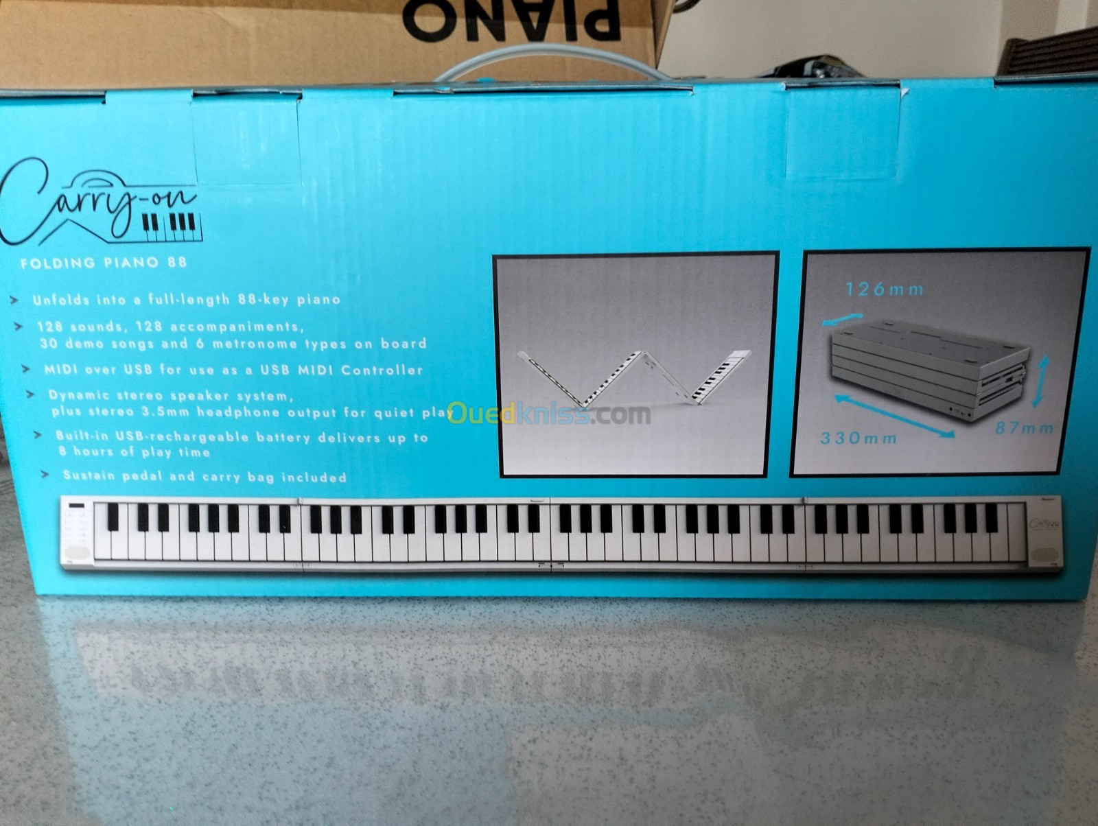 Piano électrique pliable 