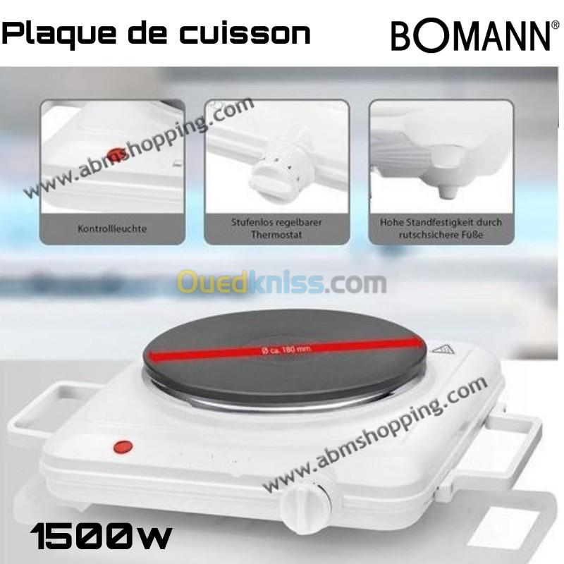 Plaque chauffante pour Cuisson 1500W – Bomann