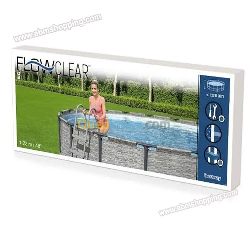 Echelle de piscine de sécurité 122 cm - Bestway
