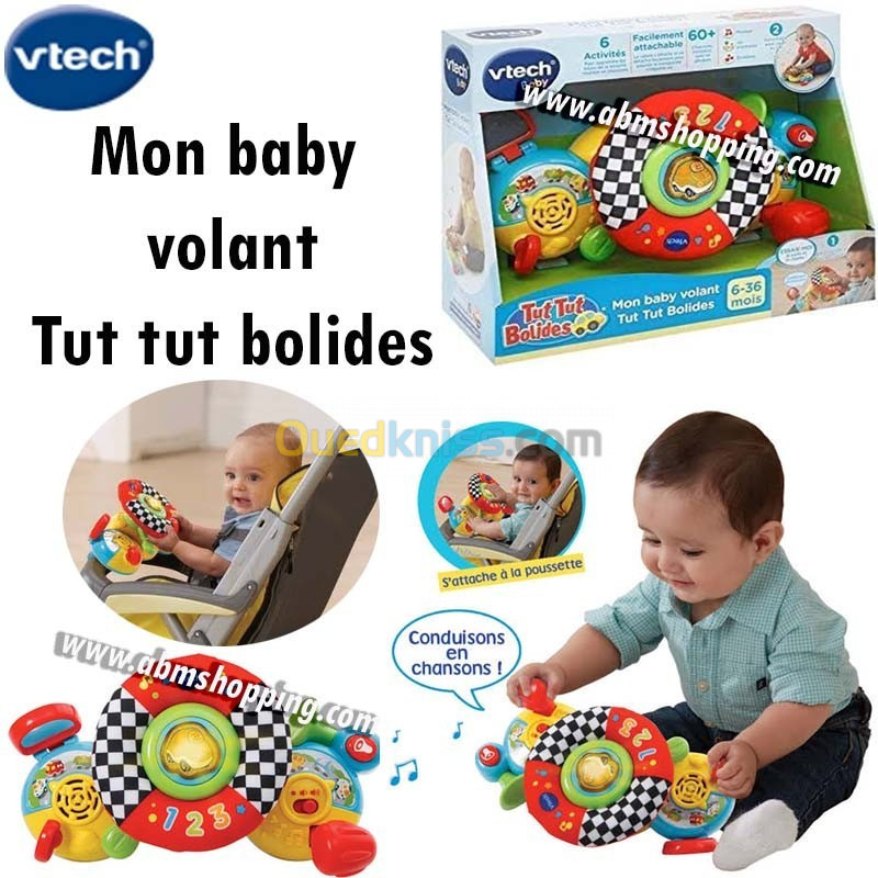 Vtech - Mon Baby Volant Tut Tut Bolides, Jouet Poussette - Version FR