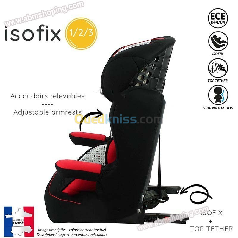 Siège auto bébé Isofix Grp 1 _2 _3 De 9 à 36 Kg _Nania - Alger Algeria