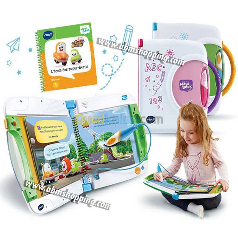 MagiBook v2 Starter Pack Vert + livre Cory Bolides VTECH - Dès 2 ans 