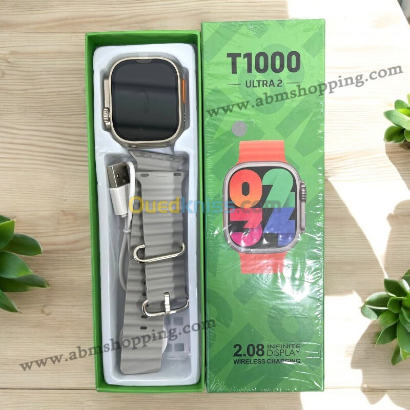 Montre connectée T1000 Ultra ساعة ذكية