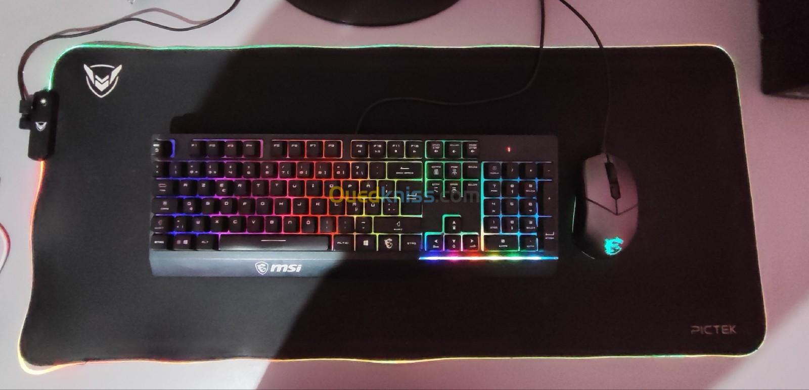 msi clavier souris GK30 GAMING KEYBOARD et tapis souris 