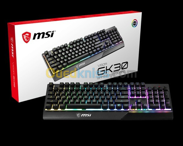 msi clavier souris GK30 GAMING KEYBOARD et tapis souris 