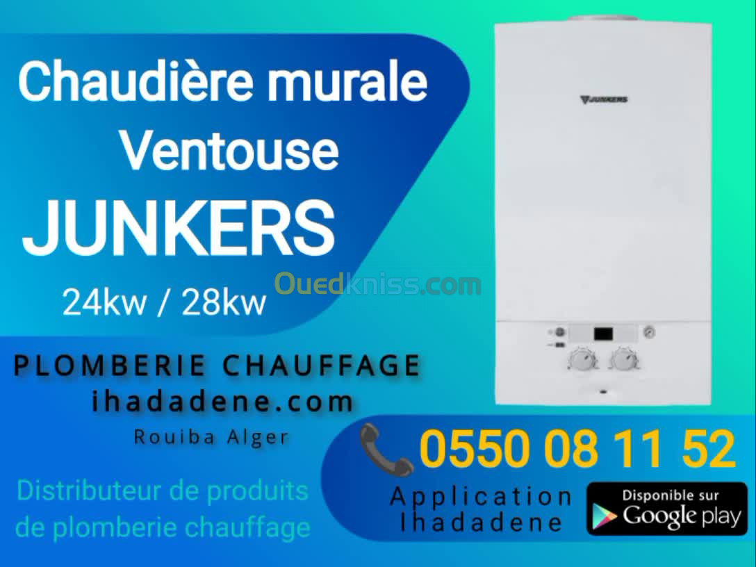 Chaudière junkers ventouse