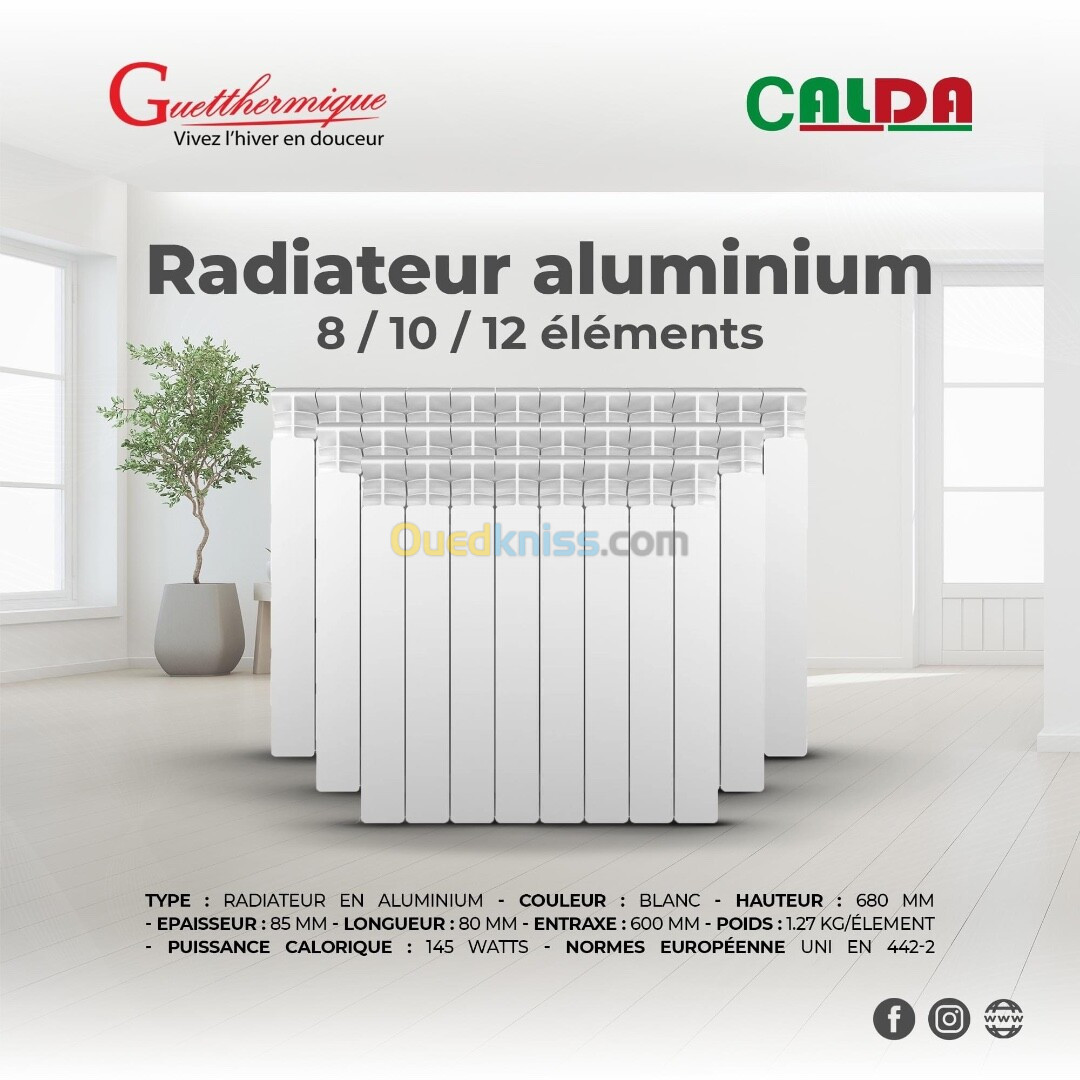 Radiateur aluminium CALDA