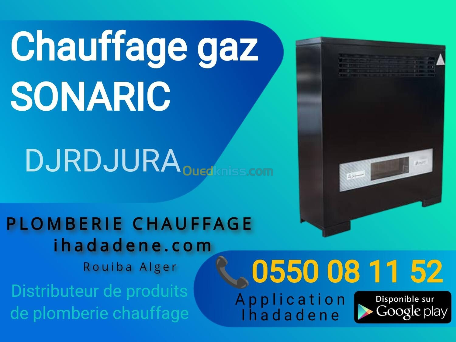 Chauffage à gaz SONARIC